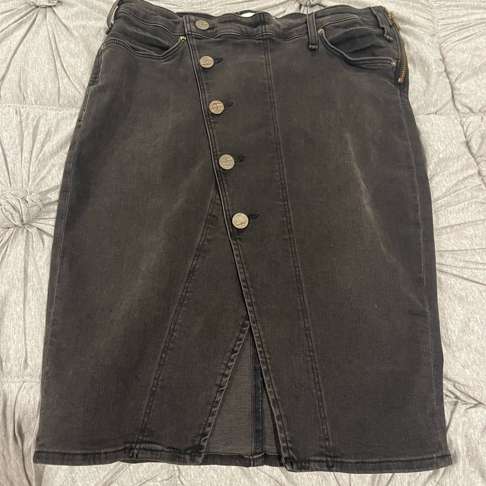 McGuire Denim below the knee skirt